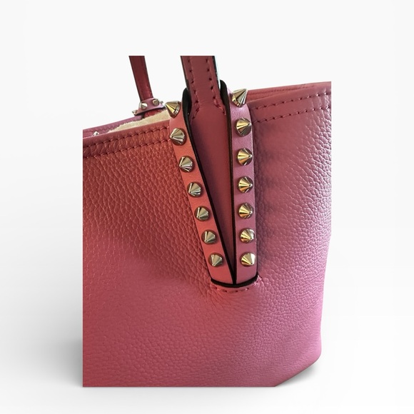 Christian Louboutin Pink Spike Cabata - Picture 15 of 17